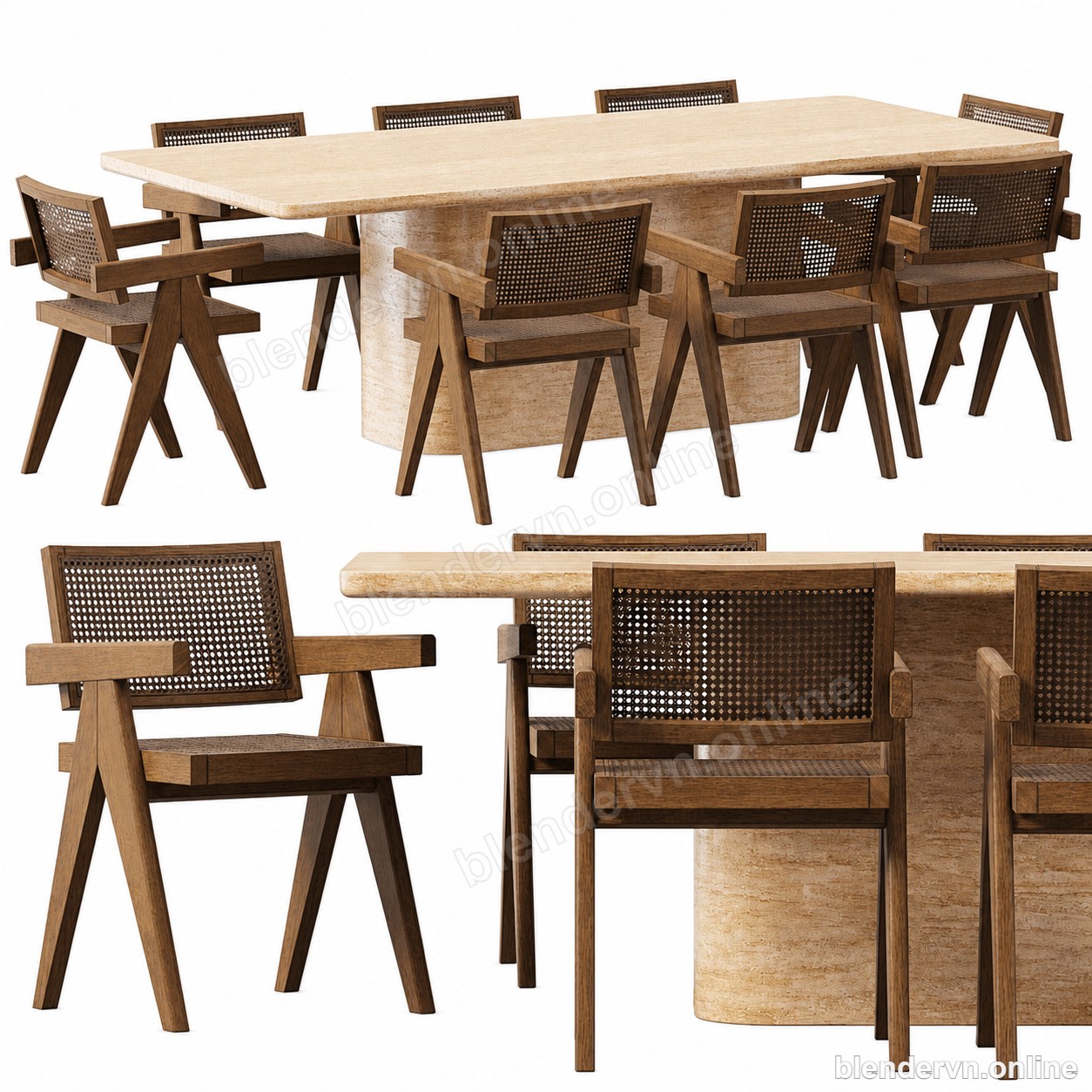 Verona Dinning Table W/8 Chair